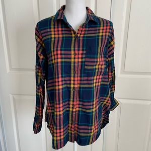 Boyfriend plaid flannel